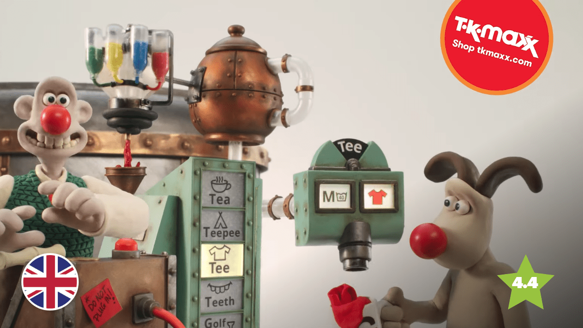 Aardman Stars Bring Fashion Fun To TK Maxx