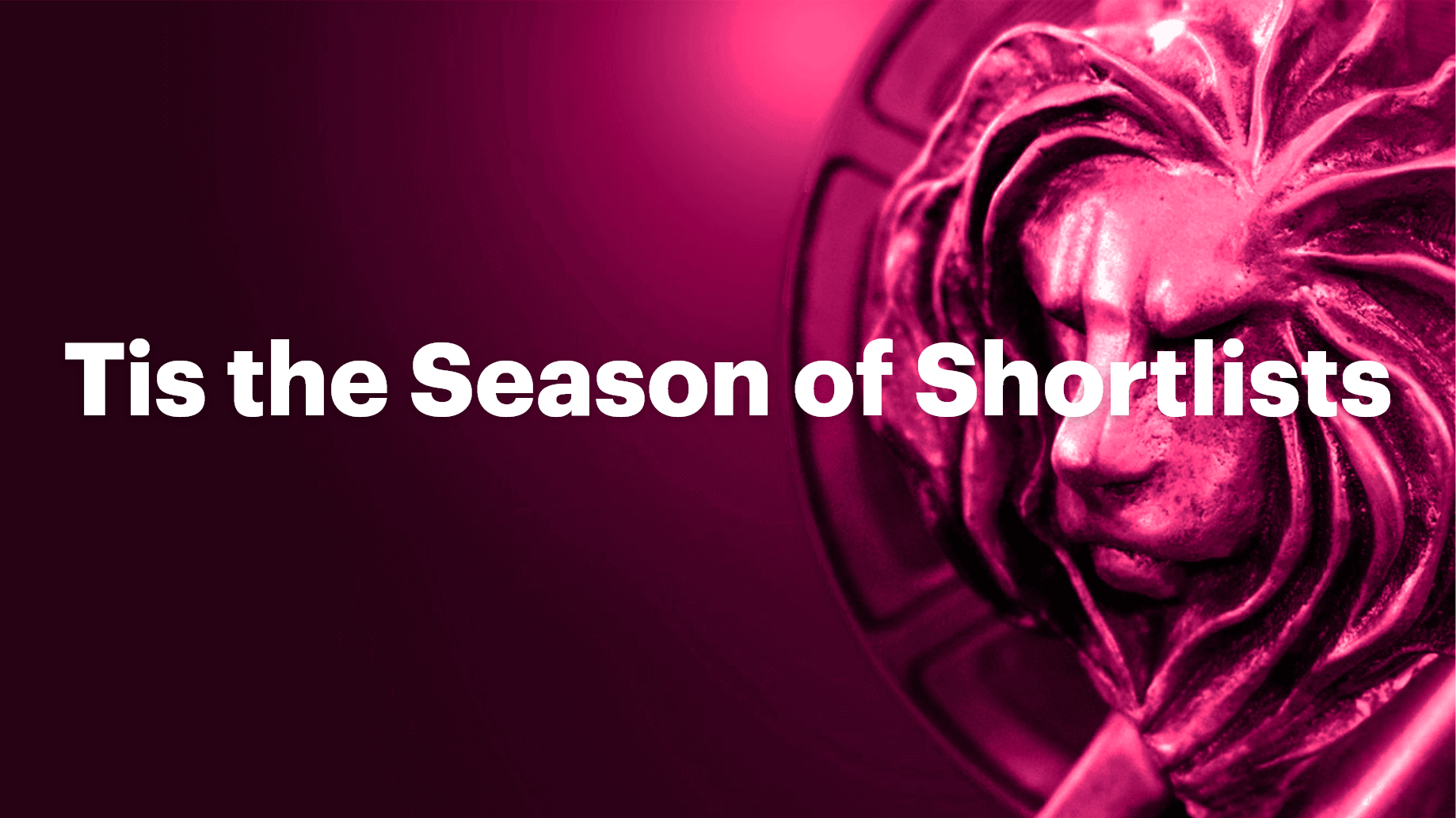 Tis the Season of Shortlists