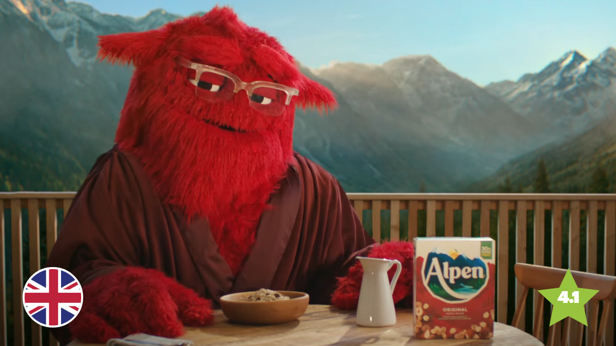 A Mascot With a Twist Helps Alpen Find Joy
