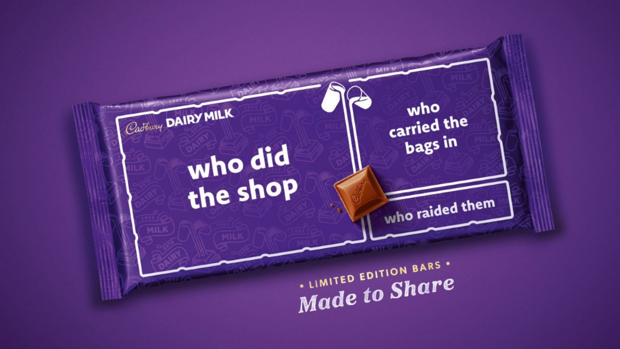 Cadbury’s “Made to Share” is More Than a Pack Redesign