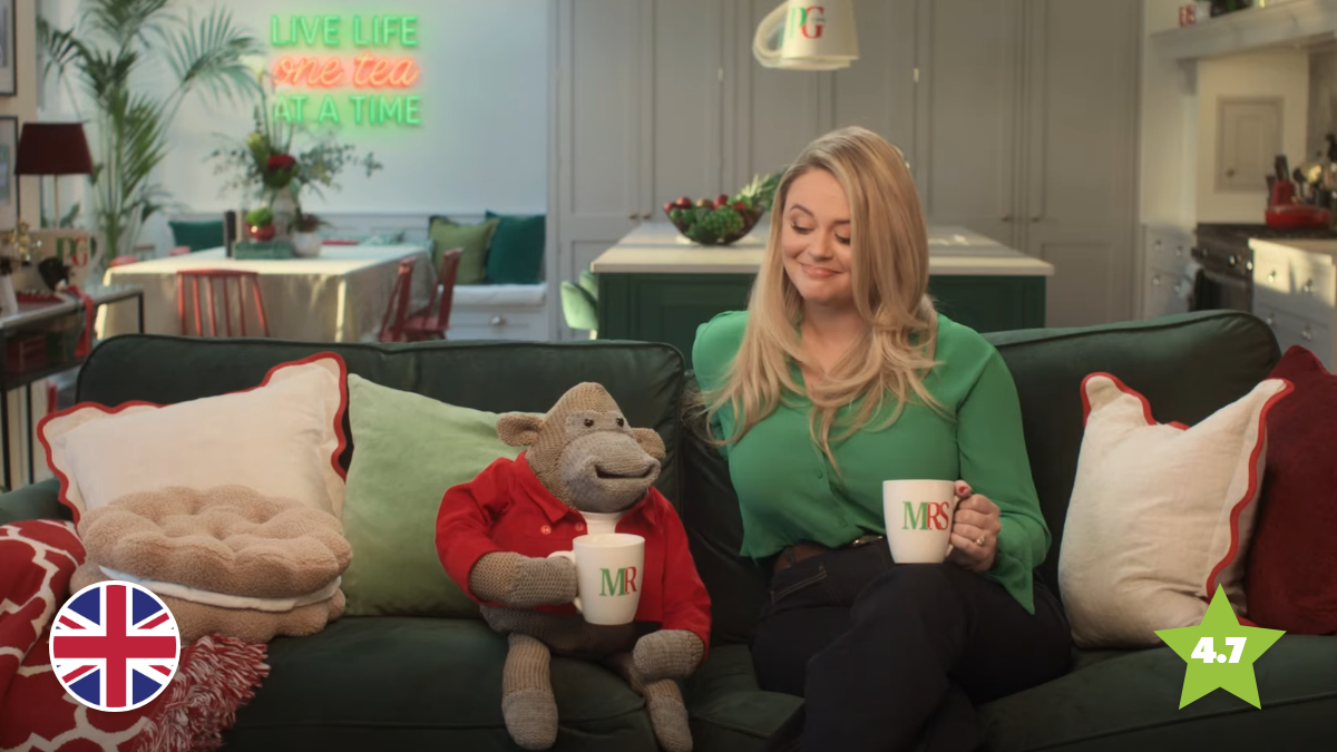 Monkey’s Triumphant Return for PG Tips