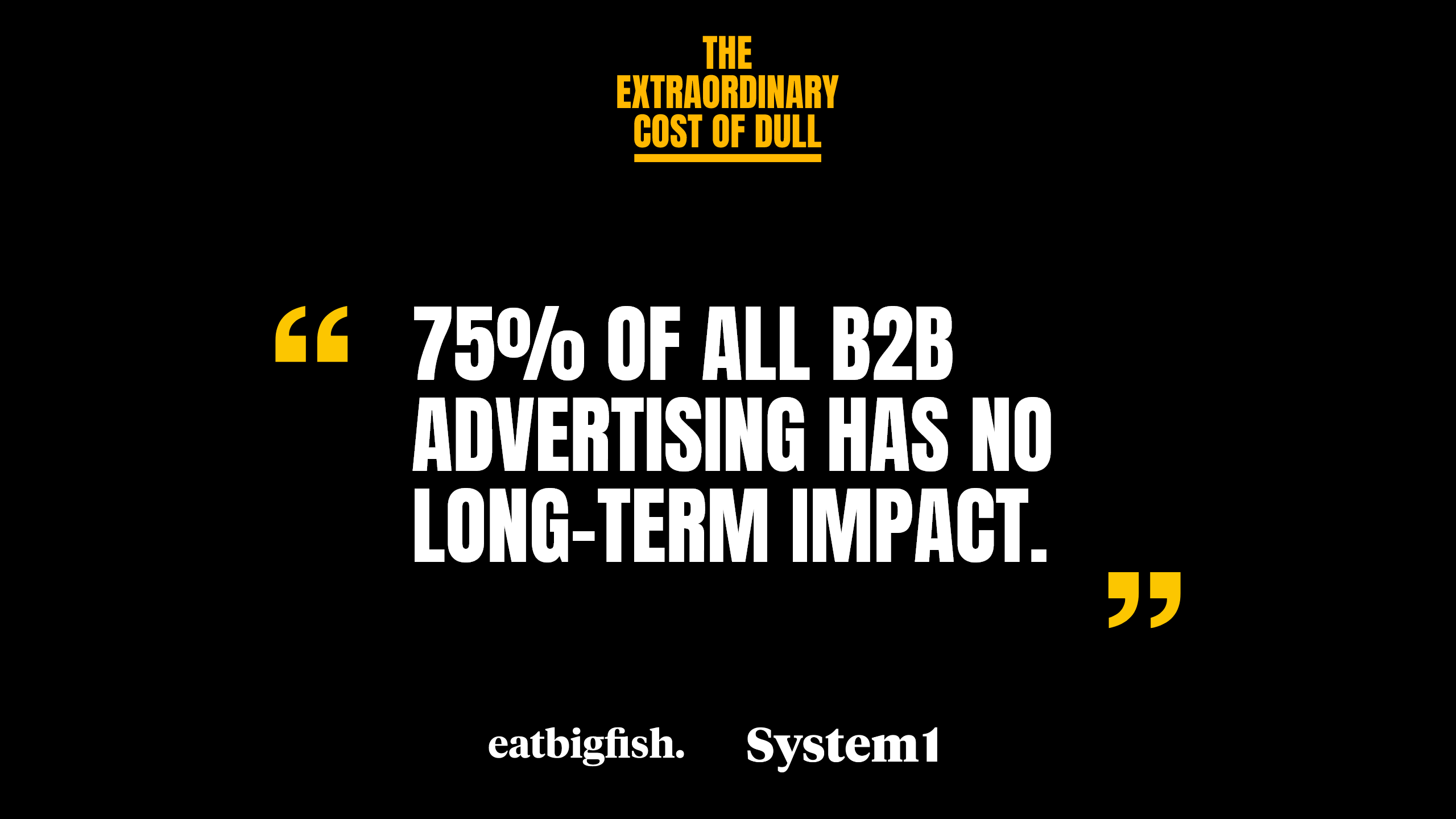 Defeating Dullness in B2B Advertising