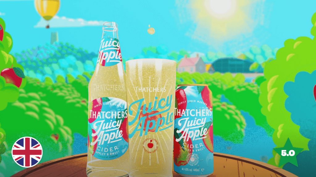 Thatchers and Aardman Deliver Cider Ad Sparkle